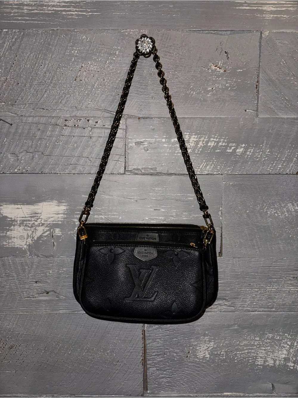 Louis Vuitton Black Multi-Pochette Accessoires Shoulder Bag